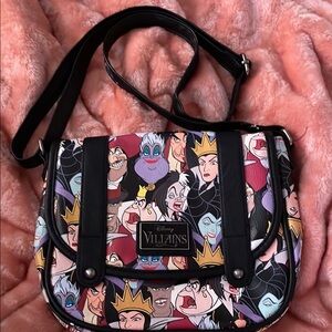Disney Villains Crossbody Bag - Black and Multicolor